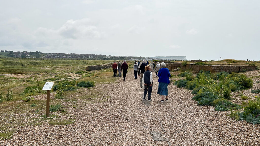 Strolling along - Coffee in sight!